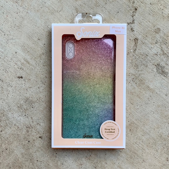 NWT Sonix iPhone Case Rainbow Glitter - XS Max - Picture 5 of 6